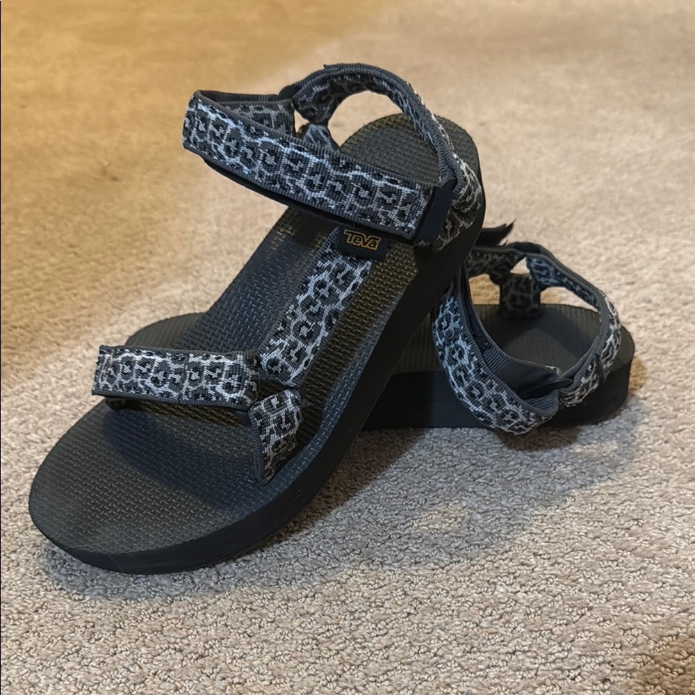 Teva Black and Gray Sandals